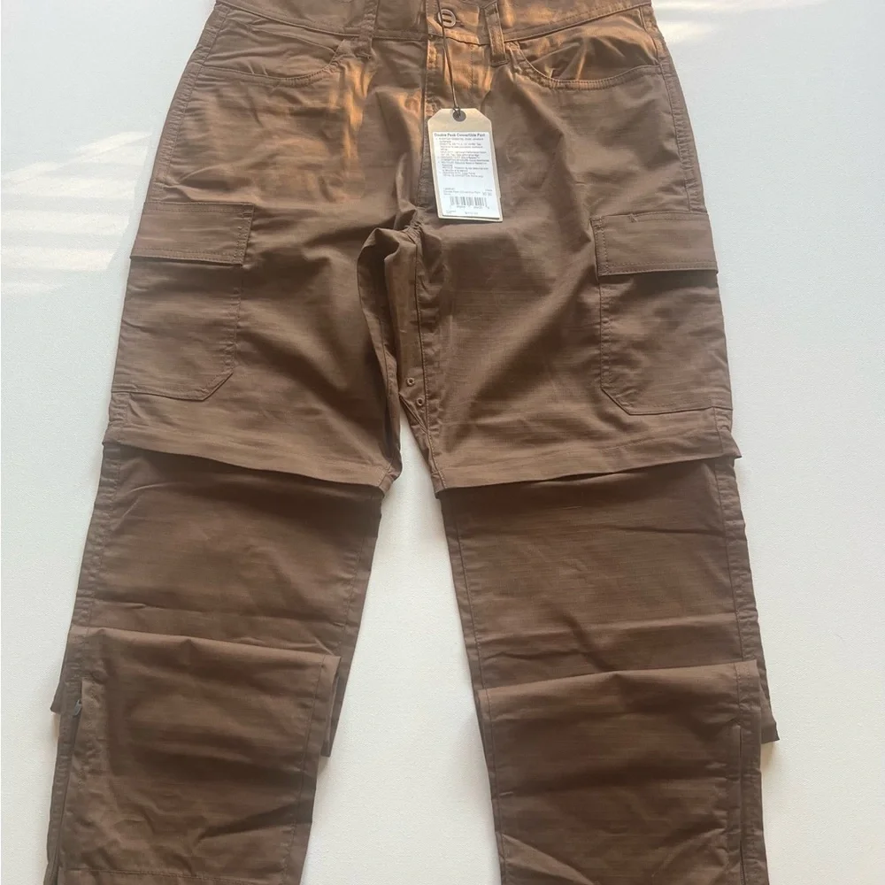 NWT PrAna Men's Double Peak Convertible Pant Fit 30x30 Antique Bronze MSRP $110 - Picture 2 of 11